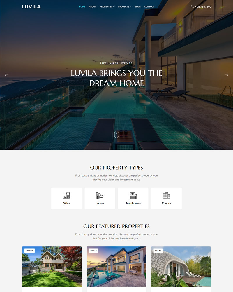 Wix Studio Template for Real Estate Agency & Property Sales